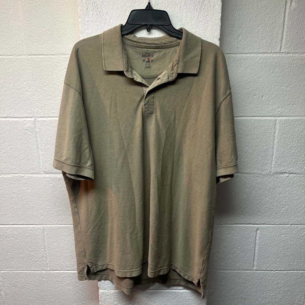 RedHead Men's Khaki Polo Shirt. XL